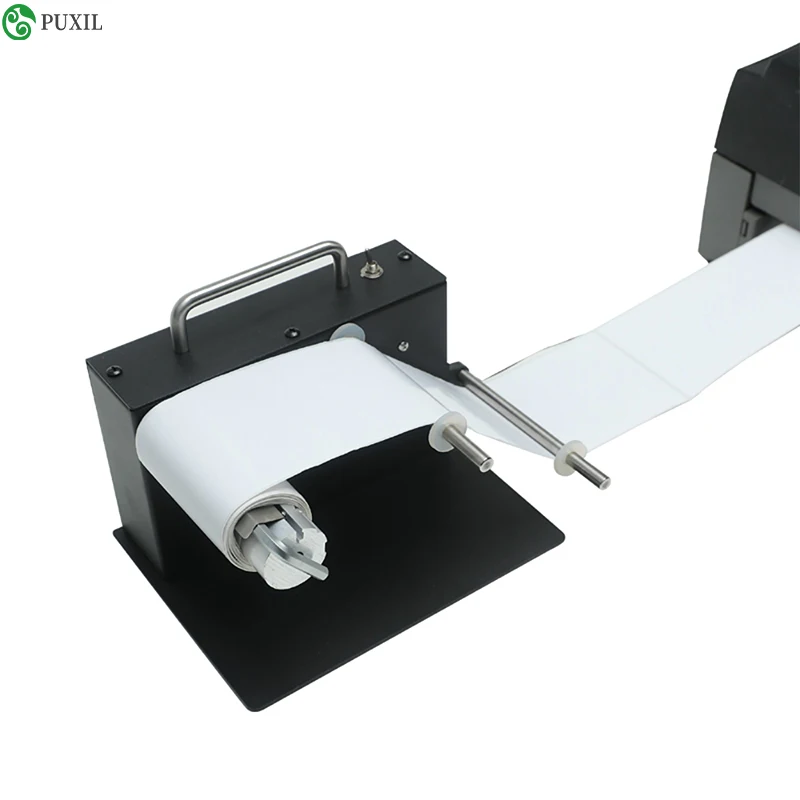 

Automatic label rewinder two-way rewinding labeling machine