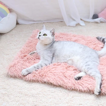 

Soft Plush Sleeping Dog mat For Small Medium Large Dog Cat Bed Blanket Puppy Dog Bed Mat Long Hair Warm Cat Cushion