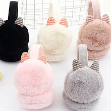 Новинка года; сезон осень-зима; женские наушники в Корейском стиле; милые студенческие наушники с героями мультфильмов; теплые детские наушники