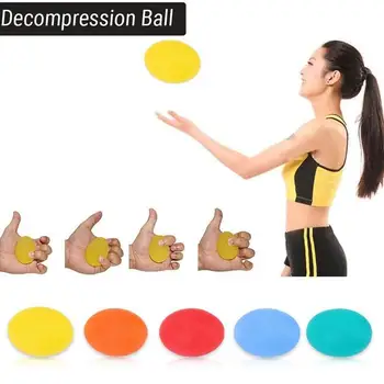 

Silicone Hand Grip Ball Professional Hand Strength Gripper Forearm Wrist Finger Exerciser Trainer Stress Relief Squeeze Ball