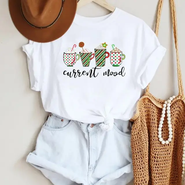 Panama Christmas Vacation 2022 Women Tree 2022 Cute Holiday Merry Christmas Short Sleeve Fashion Print  Tshirts Clothes Graphic Female Top T Shirt Tee T Shirt|T-Shirts| -  Aliexpress