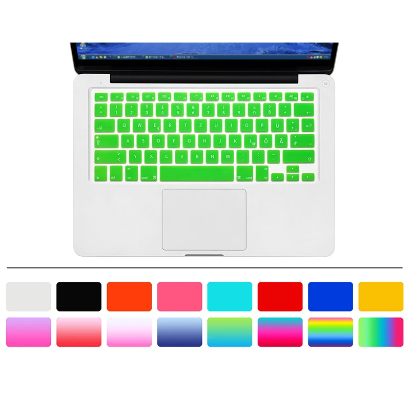 Силиконовый чехол-клавиатура для Apple Macbook Air Pro retina 13 15 17 A1369 A1286 A1398 A1466 A1425 A1278 A1502 использование американской клавиатуры