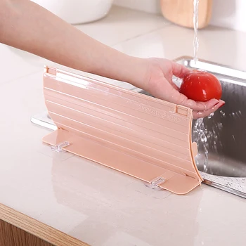 

Repeatable Household Kitchen Suction Cup Type Splash Guard Water Sink Flap Water Barrier Oil-Proof Splashproof Baffle Baffle