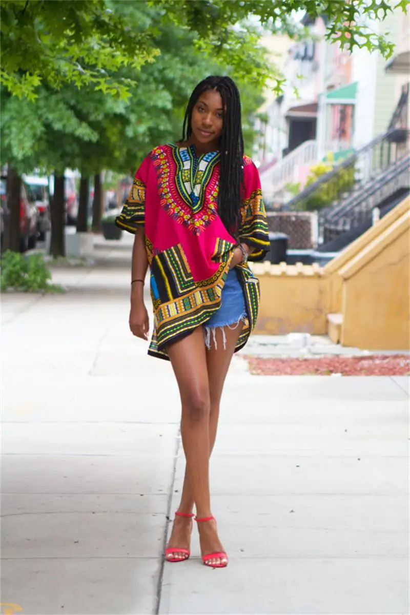 african culture clothing 2020 African Tops For Women Dashiki Men African Traditional Clothes Hippie Shirt Caftan Vintage Unisex Tribal Top Bazin Riche african traditional clothing