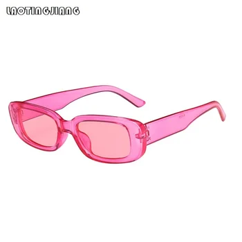 Vintege Square Small Sunglasses Women Men Rectangle Brand Designer Sun Glasses Female Shades For Oculos Lunette De Soleil Femm - Image 4