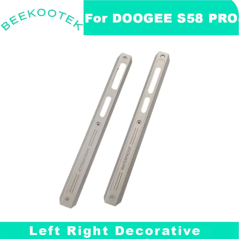 New Original Housing A Frontal Decoration Shell Middle Side Metal Frame +Side Button Repair Parts For Doogee S58 Pro Smartphone mobile frame photo