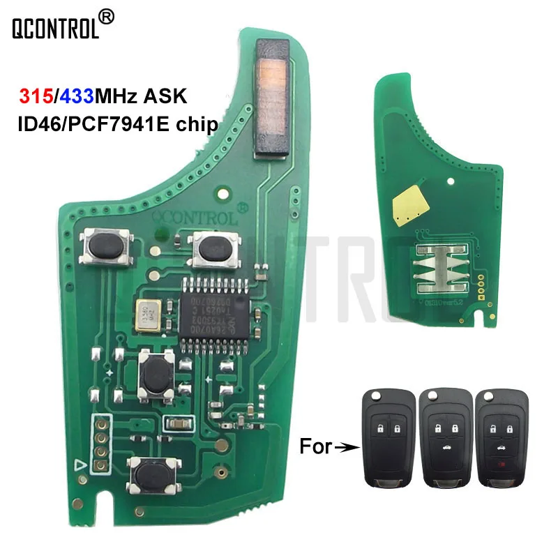 QCONTROLCarControlRemoteKeyElectronicCircuitBoardforChevrolet