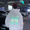 Mens Reflective Wings Hoodie Oversized Harajuku Fashion Streetwear with Hood Pullovers for Fall 2022 Clothing Graphic Sweatshirt ► Photo 2/6