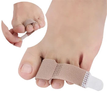 

New Toe Finger Straightener Hammer Toe Tape Bandage Hammer Toe Hallux Valgus Corrector Toe Separator Splint Wraps Foot Care Tool