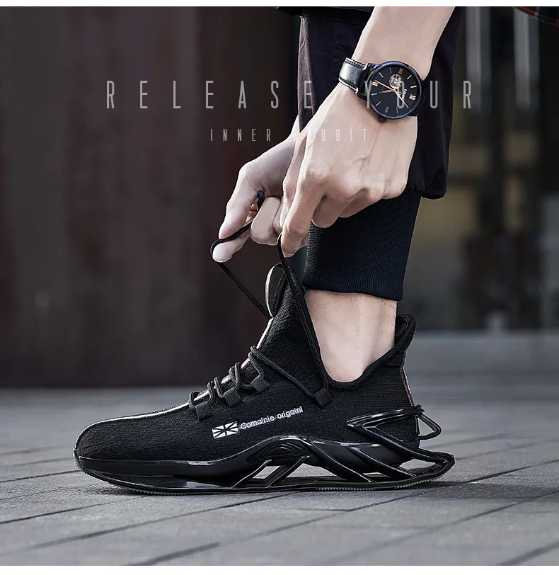 tenis masculino zapatos de hombre zapatillas hombre Zapatillas de deporte de lujo para hombre, zapatos informales de entrenamiento, mocasines blancos de moda, zapatillas de correr para hombre 36