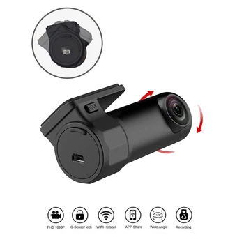 

Mini Car Dvr Dash Camera Wifi APP HD 1080P Digital Registrar Video Recorder Night Vision Car DVRs Registrar Dash Cam Dashcam
