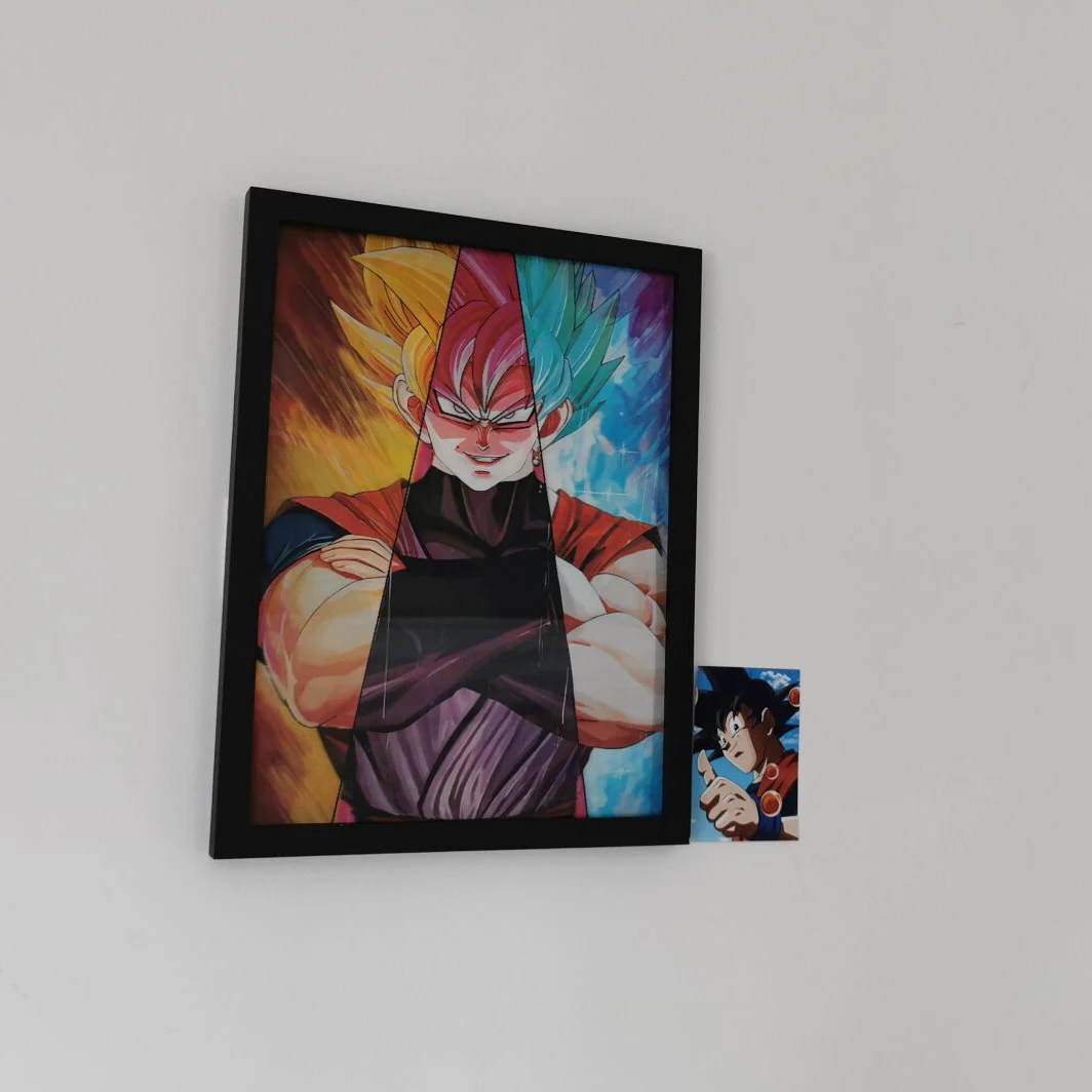 Animation 3D Poster NARUTO/Dbz/ONE PIECE/MY Hero Academia Anime 3D Lenticular Poster DC Comics Joker 3d Print Wall Art Painting