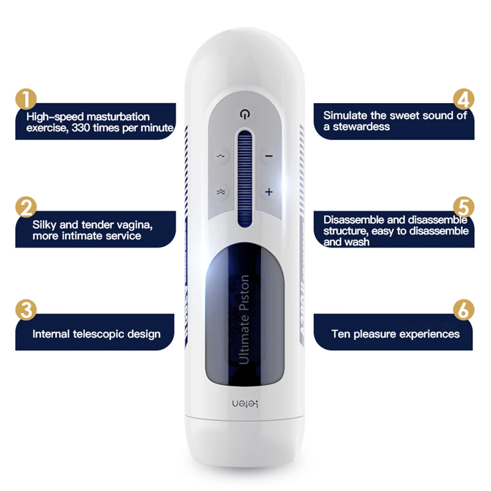 II Leten A380 Sexy Toys For Men Masturbator Cup Vacuum Fully Automatic Telescopic Glan Stimulator O_voghion.com