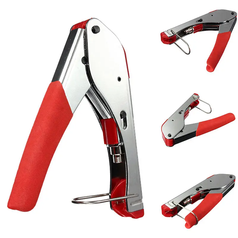 DWZ Universal Connector Compression Tool Crimper for Coaxial RG6 RG59 RCA Coax Cable