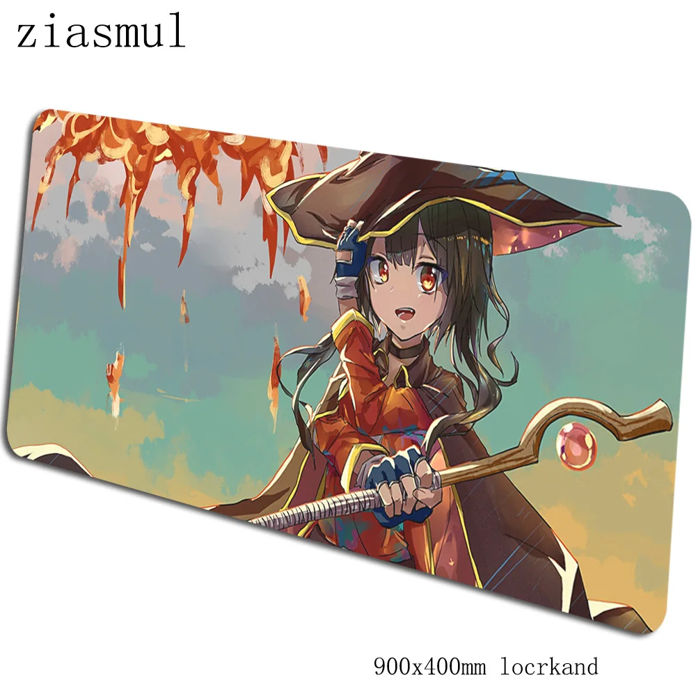 Megumin коврик для мыши 90x40 см, коврики для мыши, Новое поступление, игровой коврик для мыши, геймерский коврик для запястья, персонализированные коврики для мыши, клавиатура, ПК коврик - Цвет: pattern 10