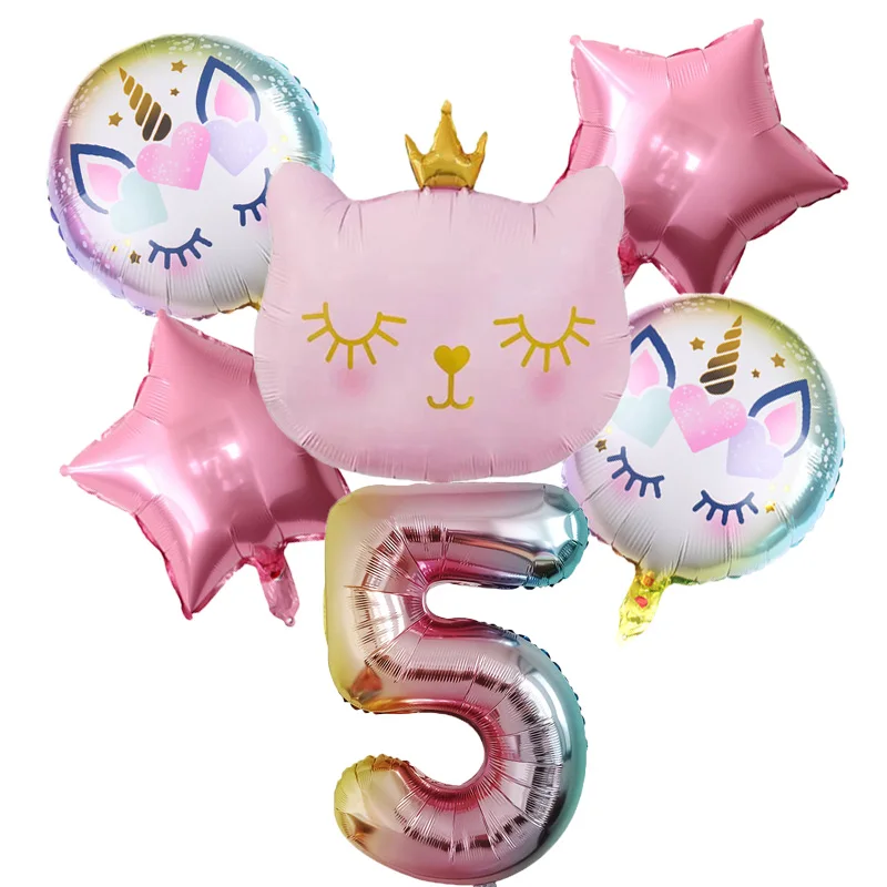 Cat Birthday Party Decorations Cat Birthday Party Balloons 3 Cat
