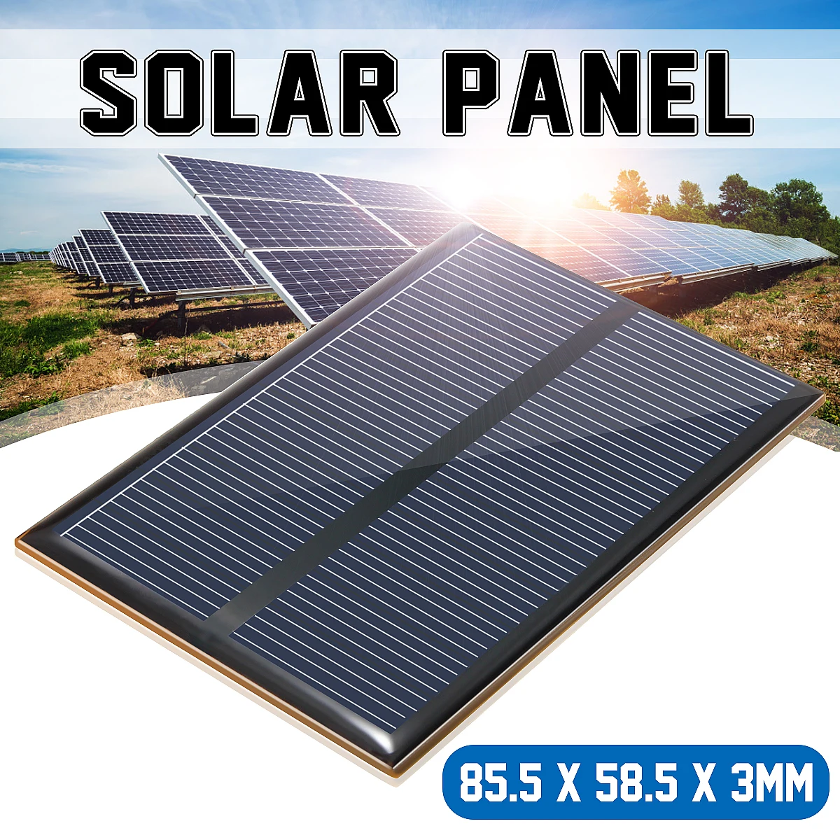 High Quality Mini Solar Panel 5.5V 0.66W 120mA Monocrystalline Photovoltaic for Bicycle Light Charging New | Спорт и развлечения