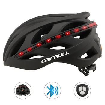 

CAIRBULL Cycling helmet Smart Bluetooth Riding Helmet LED Warning Steering Road Mountain Bike Helmet Night riding safety helmet