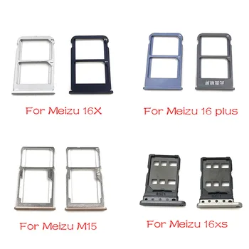 

New SIM Card Slot SD Card Tray Holder Adapter For Meizu 16X 16XS 15 16 Plus M15 Parts