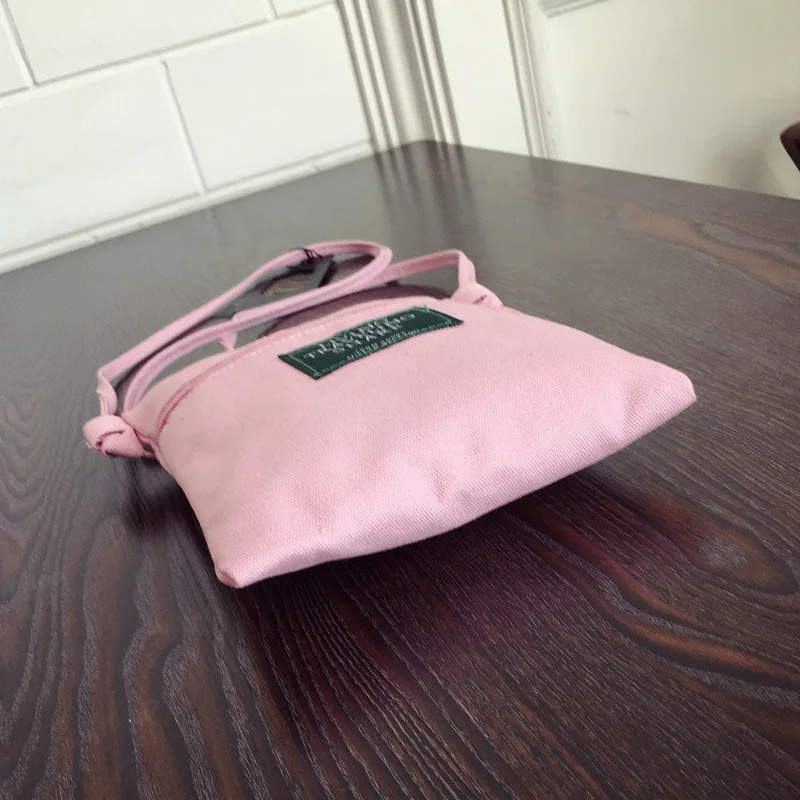 

Solid Color Shoulder Bag Soft Sister Candy-Colored Canvas Messenger Bag Small Bag WOMEN'S Bag College Style Mini Bag Summer