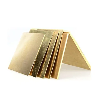 

H62 Brass Sheet Thickness 0.5x100x100mm Brass Plate Customized Size CNC Frame Model Mould DIY Contruction Brass Pad