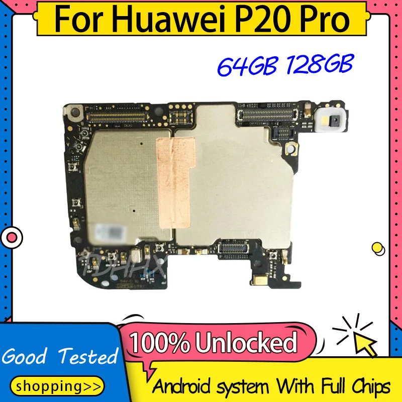 Хорошо работающая материнская плата для HUAWEI P20 Pro 100% разблокированная логическая 64 Гб 128 ГБ Huawei Материнская с