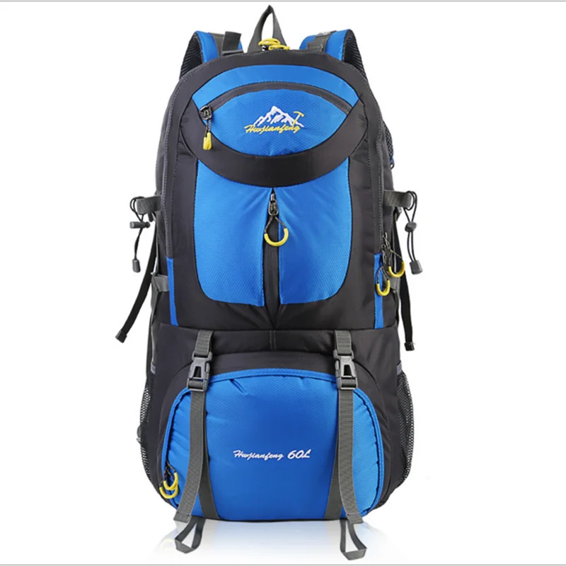 50L-Blue Kuбаг 50л открытый рюкзак на плечо мужская дорожная сумка Женская водонепроницаемая большая емкость спортивная походная альпинистская сумка - Цвет: 50L-Blue