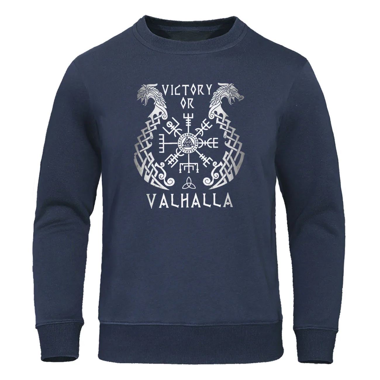 Viking legend, мужские толстовки, толстовка Valhalla Odin, мужские свитшоты, Осень-зима, повседневный пуловер, Флисовая теплая уличная одежда - Цвет: dark blue 6