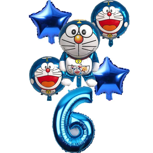 6 pcs-blue 6 шт./компл. 32 маленький воздушный шар музыкальная кошка Globos свадебные шары с днем рождения, принадлежности для вечеринки воздушный шар - Цвет: 6 pcs-blue