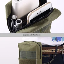 Открытый тактический Чехол Molle Прочный Многофункциональный водонепроницаемый на молнии большой емкости CS скалолазание маленькая поясная сумка