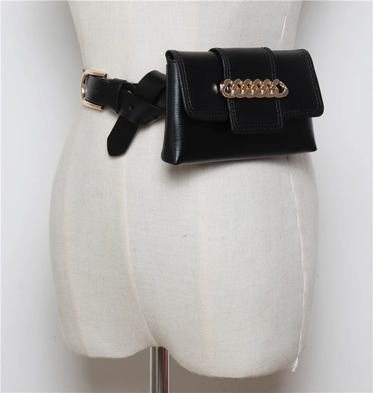 Модные новые женские карманы цепи декоративные кожаные кисти цвет Съемная поясная сумка женская Мобильная Сумка для телефона