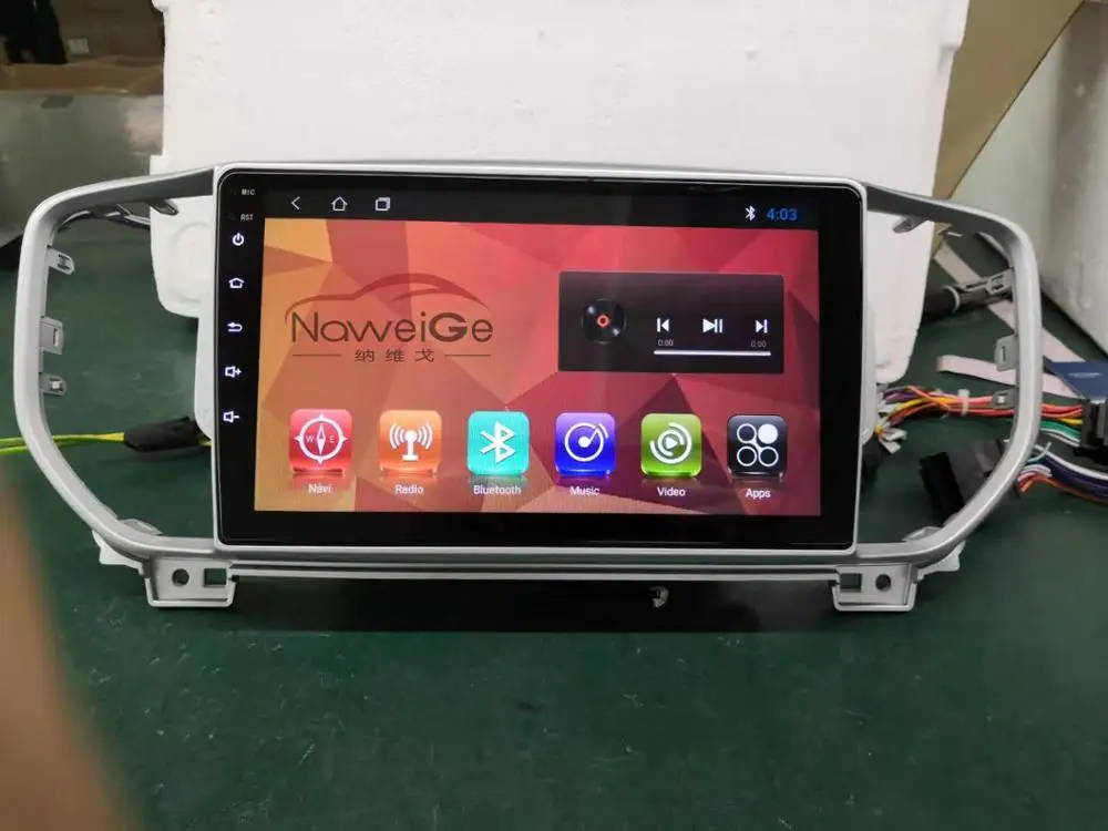 NaweiGe 9 дюймов Android головное устройство для Kia Sportage стерео для kia sportage автомобильный dvd-плеер для Kia Sportage KX5- аудио