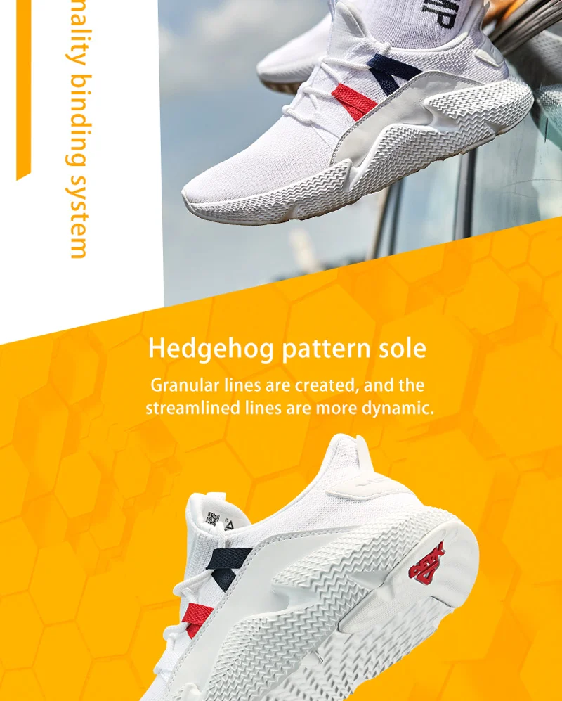 Peak Men Walking Shoes Comfortable Breathable Mesh Casual Sports Shoes Youth Lifestyle Fashion Street Shoes Sneakers