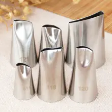 611#118#120#121#123#874 лепесток розы кондитерский мешок для крема сопла Кондитерские помадки глазурь советы выпечки инструменты украшения торта Формы для выпечки