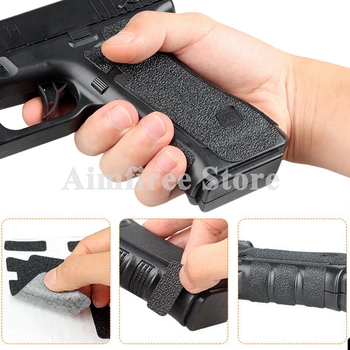 

Non-slip Pistal Rubber Texture Grip Wrap Tape Glove for Glock 17 19 20 21 22 25 26 27 32 33 38