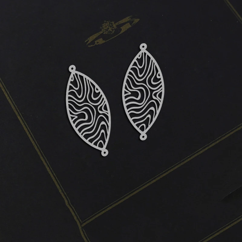 Making Jewelry Findings Stainless Steel Bead Metal Pendant Laser Cut