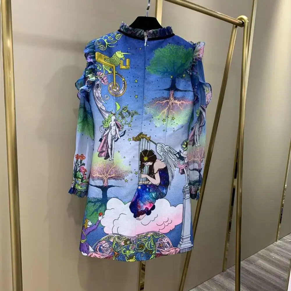 VERDEJULIAY Runway Fashion Women Dress Designer