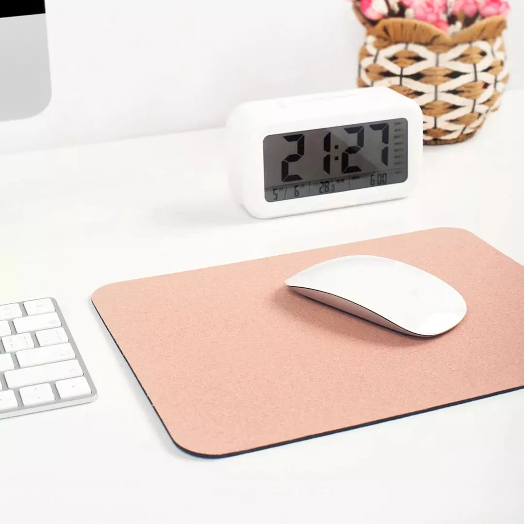 Xiaomi Youpin Filho de Carvalho Cork Mouse Pad Portátil Tapete Leve Refrescante Impermeável Pele-friendly Superfície Lisa à Prova de Mancha - Imagem 2