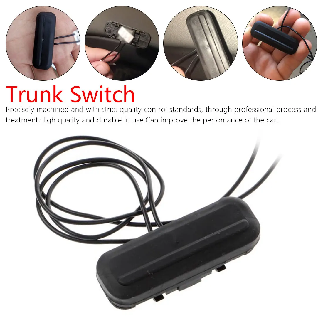 

FOR Trunk Switch For Chevrolet Cruze (Sedan) 2009-2014 Trunk With Wire Trunk Button Switch Black
