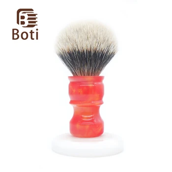 

Boti Brush- Sunrise Whole Shaving Brush Captain three Band Badger Hair Knot with Sunrise Resin Handle Handmade Beard Brush