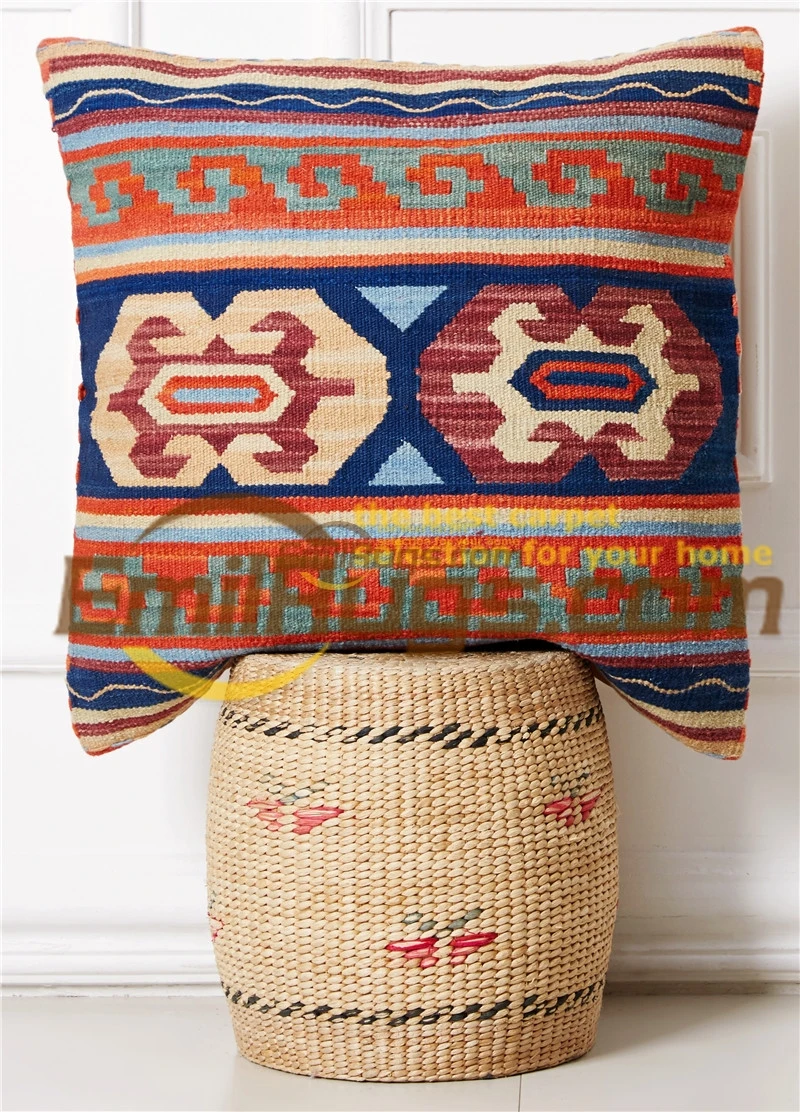 

decor cushion Point Kilim Rose Handmade Decor Handmade Wool Fleece Decorative