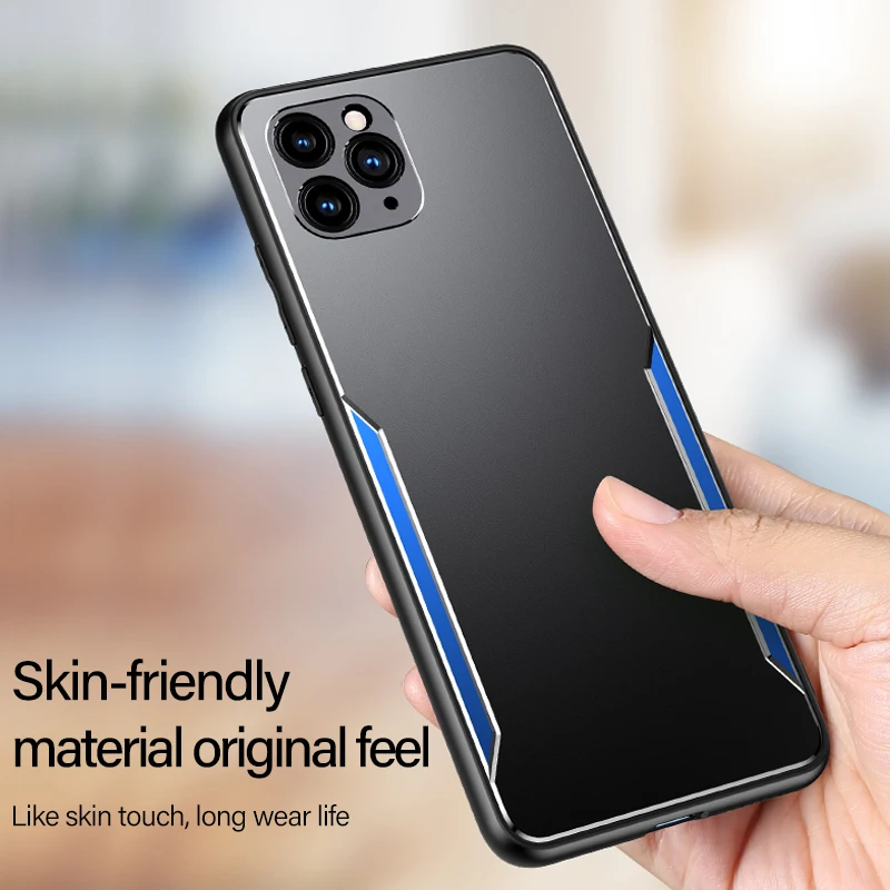 Ультратонкий чехол из алюминиевого сплава для iPhone 11 Pro Max SE XSmax XR XS X 8 7 6 Plus