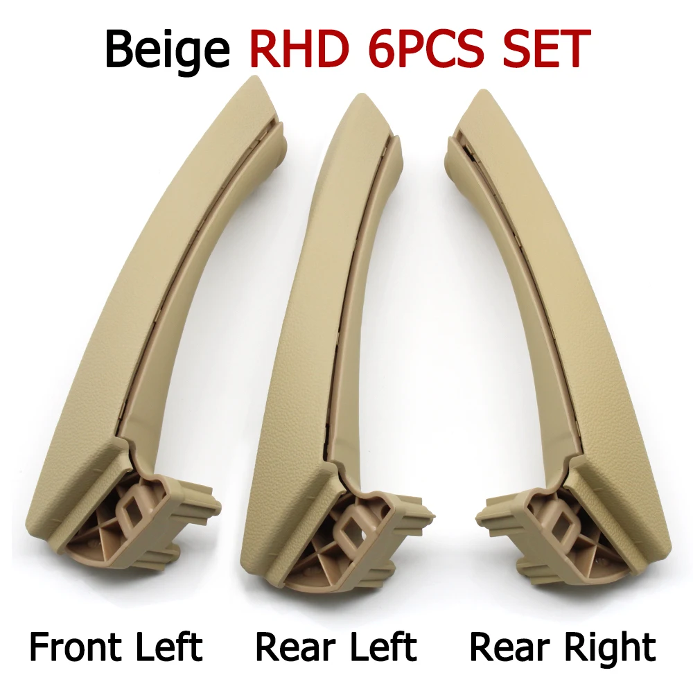 LHD RHD Beige Schwarz Grau Innentürgriff-Set Ersatz für BMW 3er E90 E91 E92 316 318 320 325 328i 2004–2012 – Detail 9