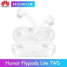 Оригинальные беспроводные наушники huawei Honor Flypods Lite, водонепроницаемые, IP54, управление нажатием, Беспроводная зарядка, Bluetooth 4,2