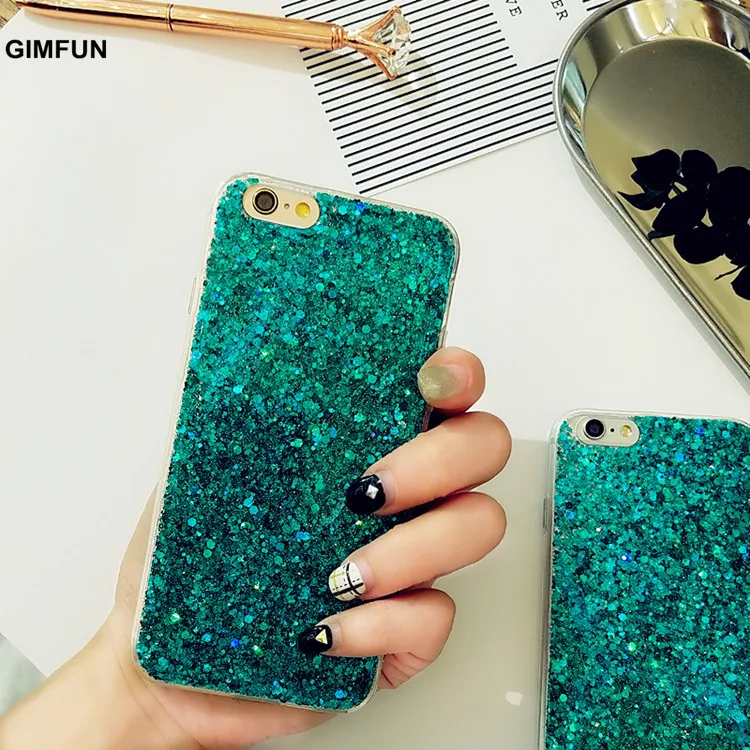 Однотонный блестящий чехол GIMFUN для IPhone 11 Pro Max 7 6 8 Plus задняя крышка из ТПУ с