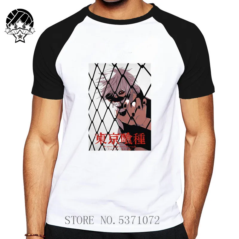 KANEKI Токийский Гуль футболка мужская мультфильм 2020 летняя хлопок крутая забавная