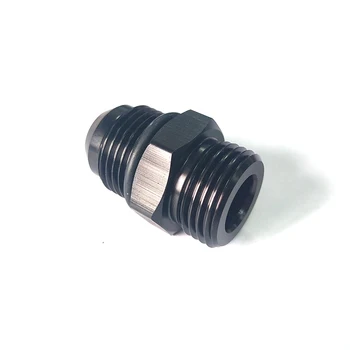 

10PCS ORB-6 O-ring Boss AN6 6AN to AN6 6AN Male Adapter Fitting Black