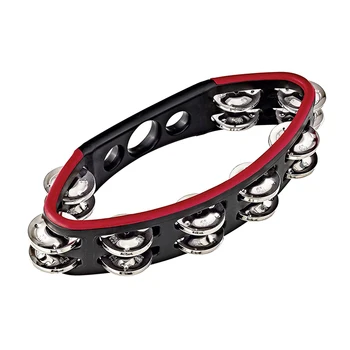 

Sut speed up tambourine, 2 rows of bells, plastic, black, Meinl