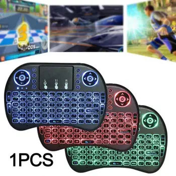 

Mini Wireless Touchpad Keyboard i8 7 Color Backlit 2.4GHz Mouse for Google Android TV Box Mini PC Laptop
