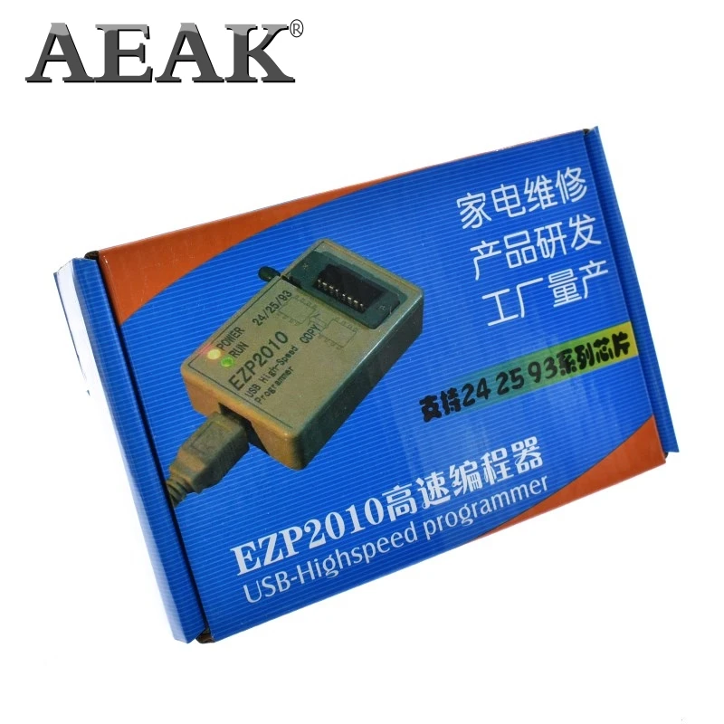 AEAK EZP2010 высокоскоростная USB программа SPI + зажим для проверки ИС socke Поддержка 24 25 93